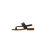 Hermes fatty matte black handmade leather sandals - Cooperative Handmade