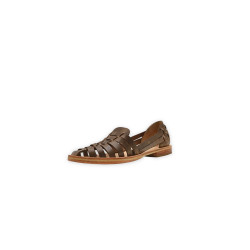 Indian Beloved camel cerato handmade leather sandals - Cooperative Handmade