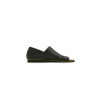 Nuna B fatty matte black beige beige handmade leather sandals - Cooperative Handmade