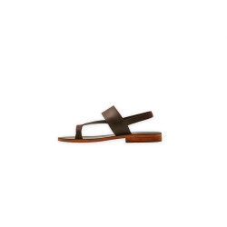 Hermes camel cerato handmade leather sandals - Cooperative Handmade