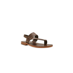 Hermes camel cerato handmade leather sandals - Cooperative Handmade