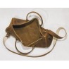 Pueblo handmade leather bag fatty brown