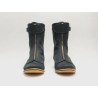 Quiroga handmade leather boots fatty black details black