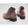 Patagonia handmade leather shoes camel cerato black napa details black beige
