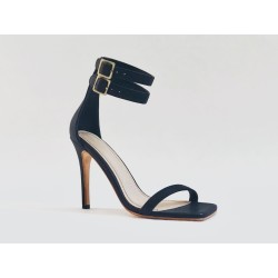 Colette black nappa leather with beige details