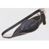 Toba black napa handmade leather shoulder bag - Cooperative Handmade