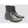 Coco black nappa Argentine leather shoe lined with sheep leather