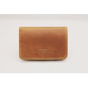 1656 handmade leather wallet caramel ranger