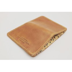 1656 handmade leather wallet caramel ranger