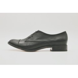 Pour Cecile nappa leather with frame handmade leather shoe