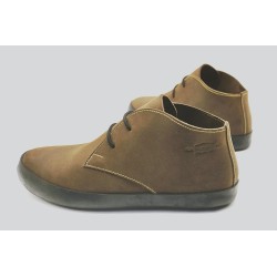 Chavo Recycled greasy green handmade leather shoe