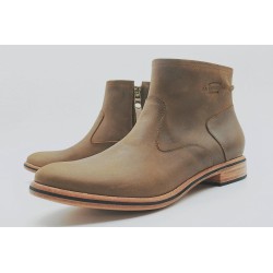 Mira Camel Cerato handmade leather shoe