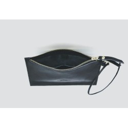 Conce nappa leather clutch