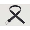 Verbo black nappa handmade leather belt - Cooperative Handmade
