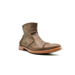 LA69 camel handmade leather shoes - Cooperative Handmade