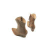Pour Nina camel cerato handmade leather heels - Cooperative Handmade
