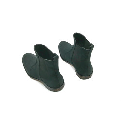 Hache matte black handmade leather shoes - Cooperative Handmade