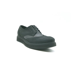 Borges Version Joao fatty black matte black nappa handmade leather shoes - Cooperative Handmade