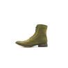 Coco fatty green handmade leather ankle boots - Cooperative Handmade